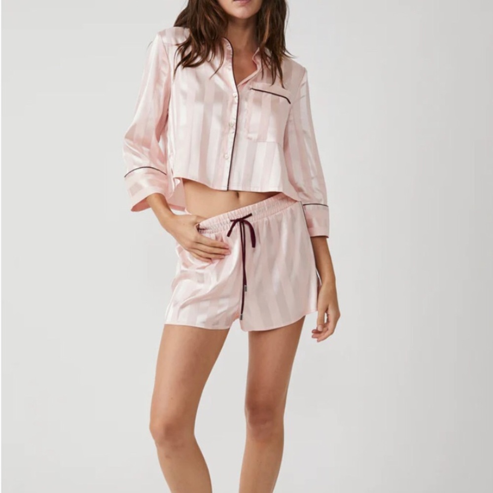 Free People White Pajama Set